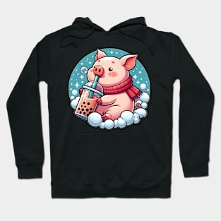 Pork Enjoys Bubble Tea Hoodie